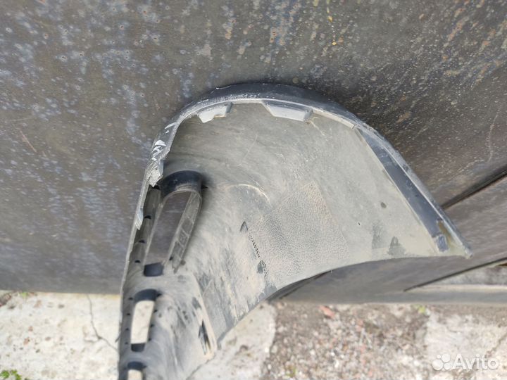 Накладка на передний бампер Kia Rio X-line