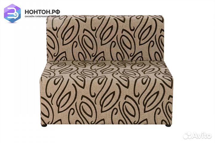 Диван еврокнижка Умка бежевый / узор
