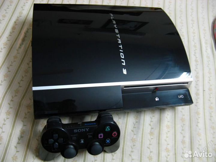 Sony PlayStation 3 Super Slim 500Гб+50игр+2ориг дж