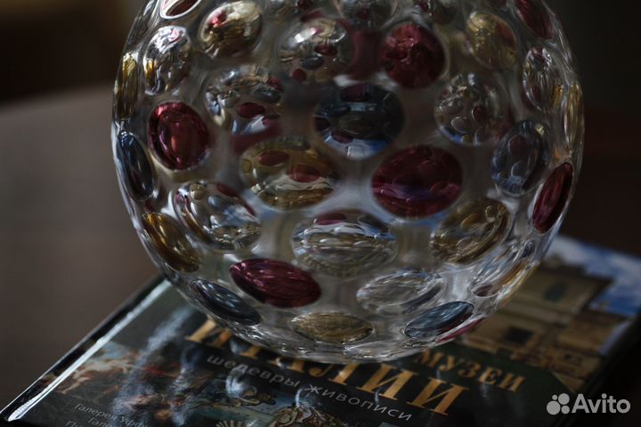 Ваза-шар винтажная Egermann (Чехия) 50-e гг