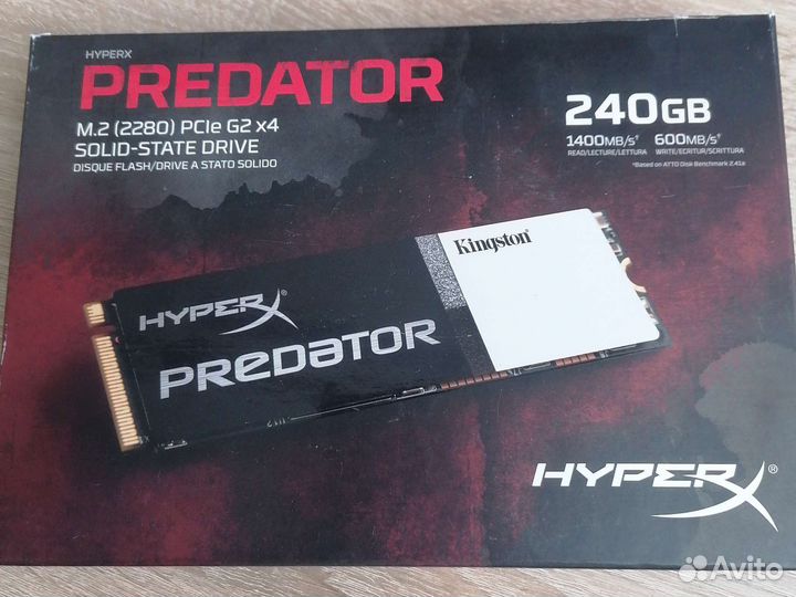 Твердотельный накопитель 240Gb SSD kingston