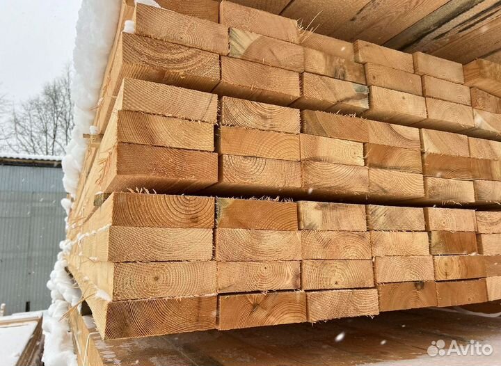 Доска обрезная 40х200х6000мм ГОСТ