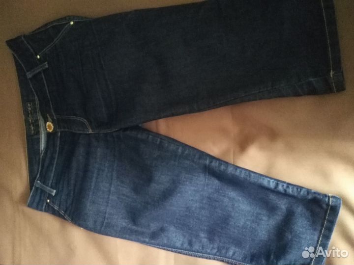 Детские джинсовые бриджи