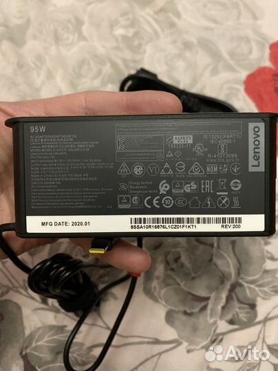 Блок питания для ноутбука lenovo 95w Typ-C