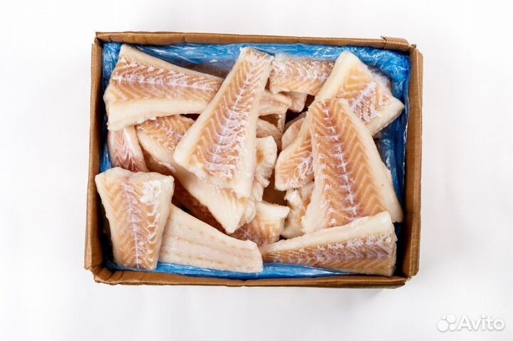 Филе трески без кожи фасовка 5.25кг