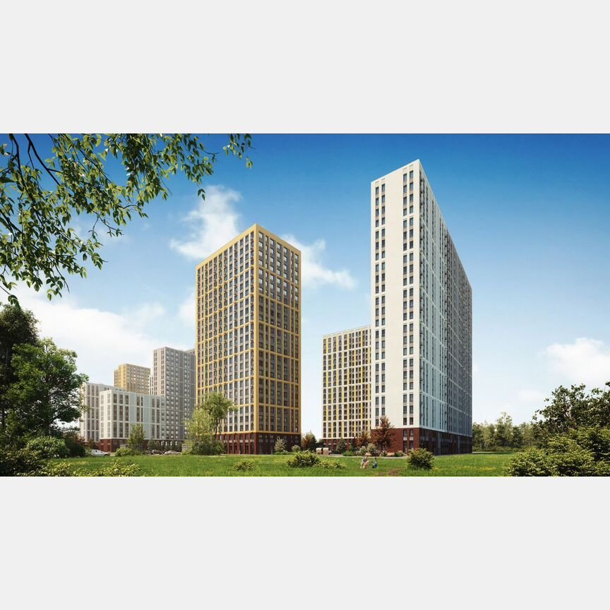 2-к. квартира, 57,3 м², 23/24 эт.