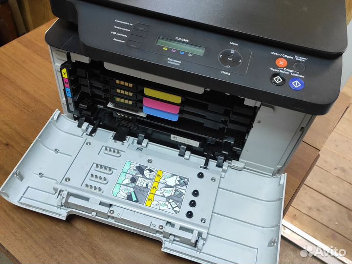 Мфу лазерный цветной samsung clx 3305