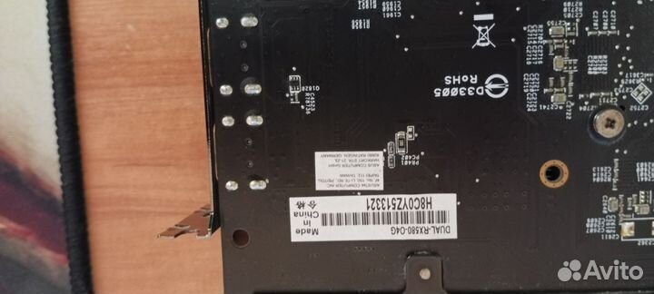 Видеокарта rx580 4gb OC