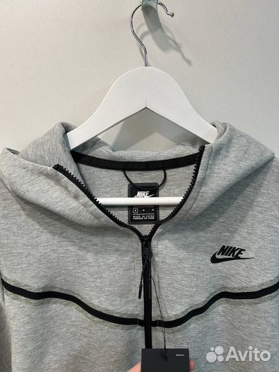 Кофта Nike Tech Fleece ориг серый