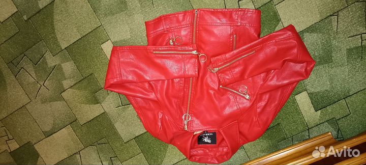 Кожаная куртка для девочки