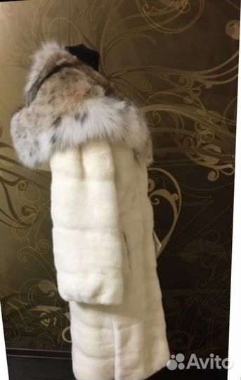 Шуба норковая 46 48 белая