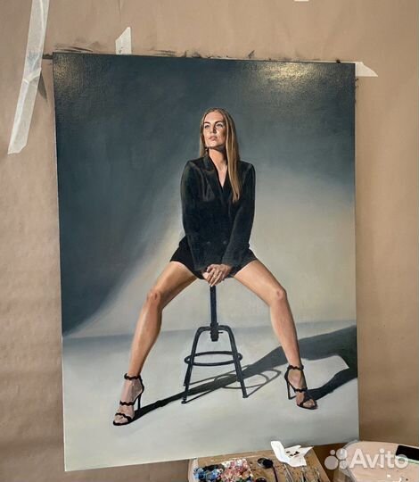 Картина. Портрет по фото маслом