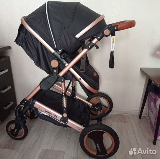 Детская коляска трансформер 2 в 1 BibiKids Q3