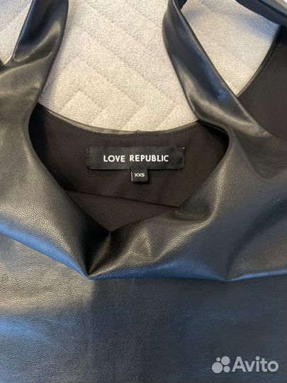 Боди из экокожи