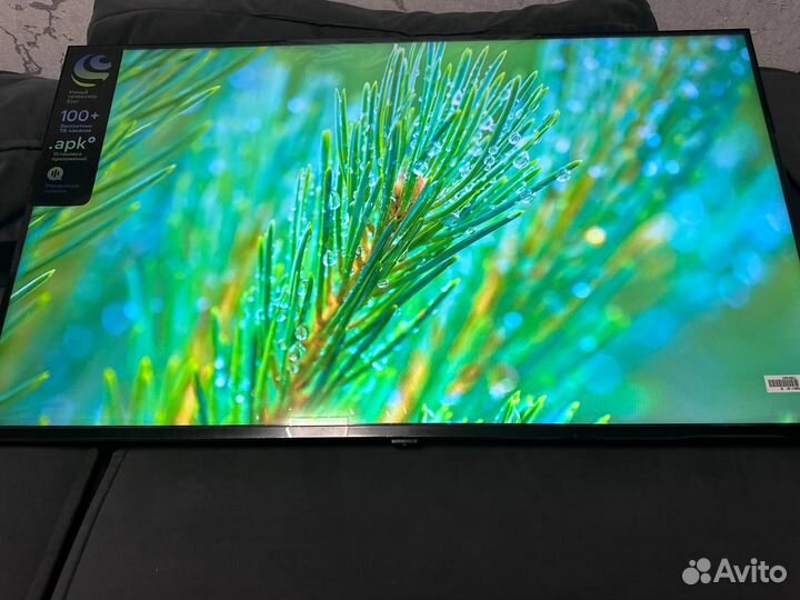 Новый Телевизор Sber SDX-50U4123B 4К 50дюймов