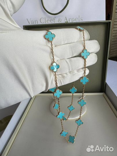 Колье Van Cleef & Arpels vintage alhambra long nec