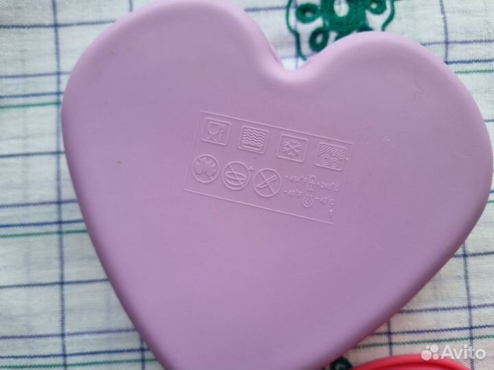 Формочки силиконовые для выпечки новые сердца