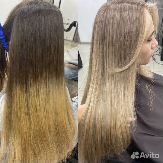 Окрашивание волос,мелирование