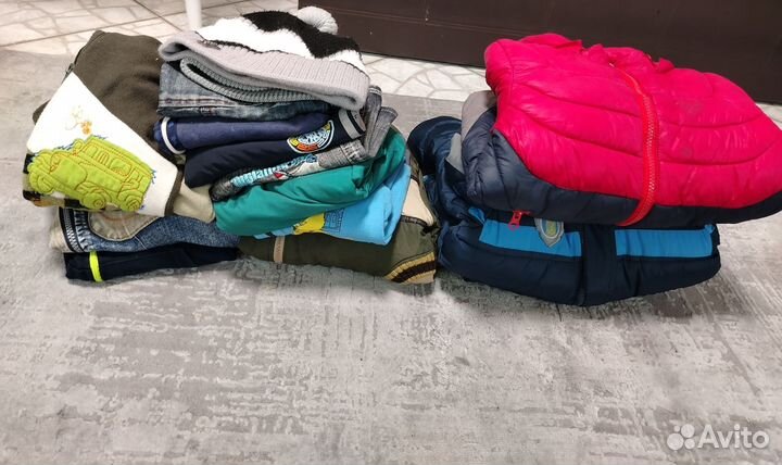Вещи пакетом на мальчика 98, 104