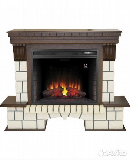 Электрокамин Stone new + Moonblaze LUX 26