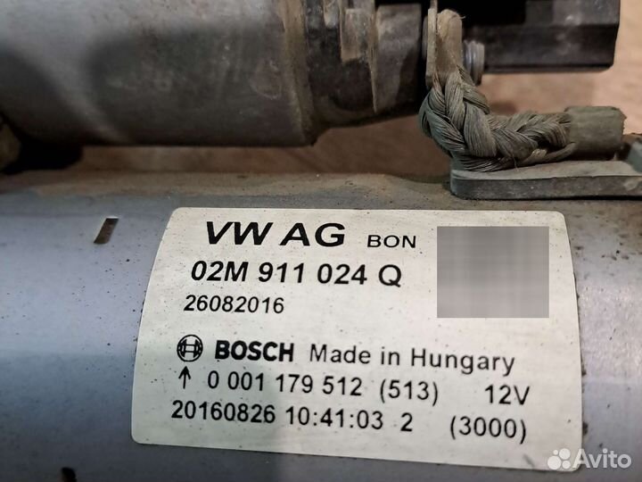 Стартер Skoda Octavia A7