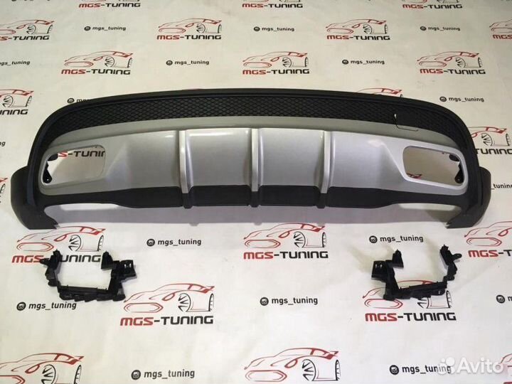 Хром диффузор Mercedes GLA 45 AMG