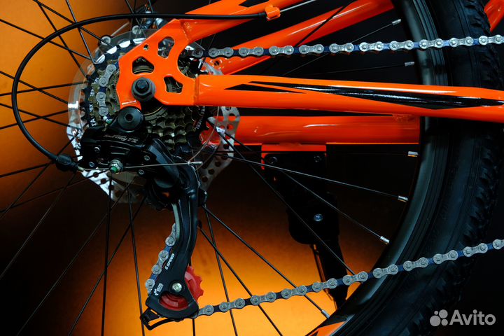 Подростковый двухподвес велосипед Heam Kraft 24