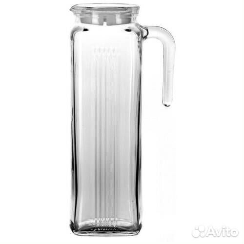 Кувшины прозрачное стекло жёлтое и белое