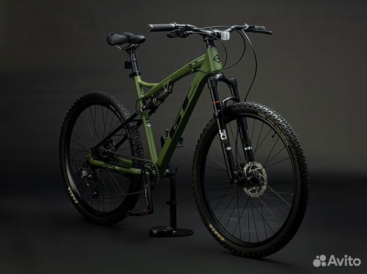 Спортивный горный велосипед gт513 Двухподвес