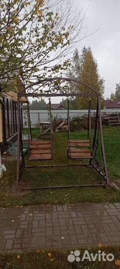 Детские качели для дачи