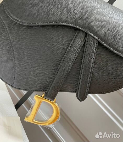 Сумка женская dior saddle натуральная кожа премиум