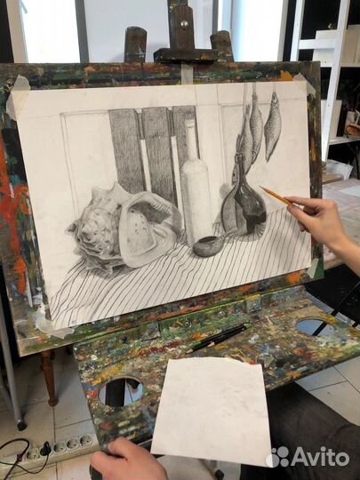 Академический рисунок и живопись маслом