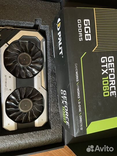Видеокарта gtx 1060 6gb palit