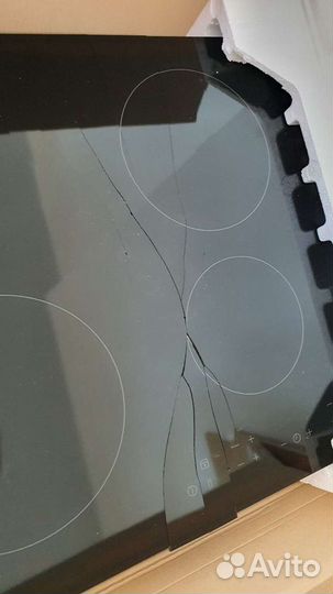 Варочная панель Матмассиг битое стекло новая