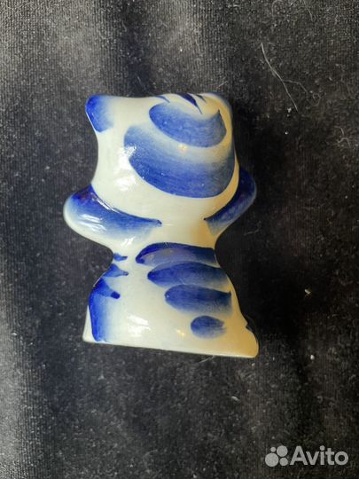 Кот фигурка гжель