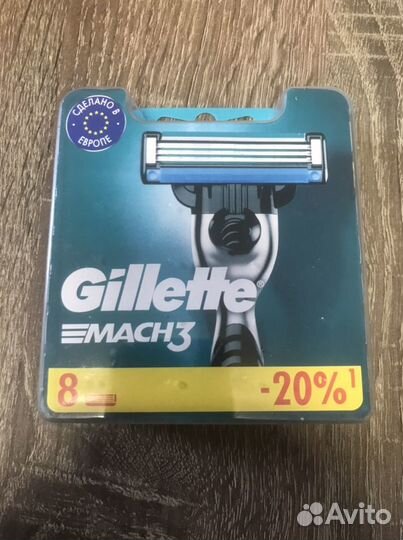 Сменные кассеты gillette