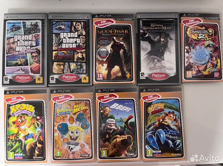 Пак игр для psp