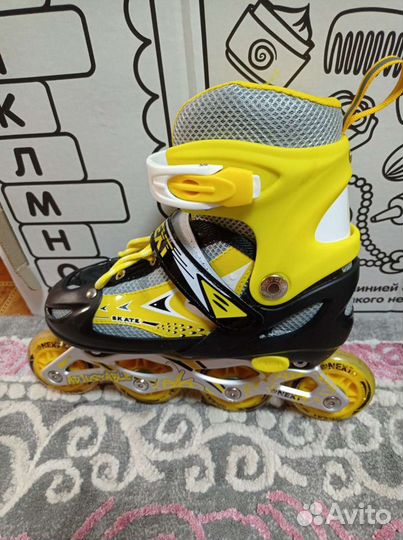 Роликовые коньки детские новые