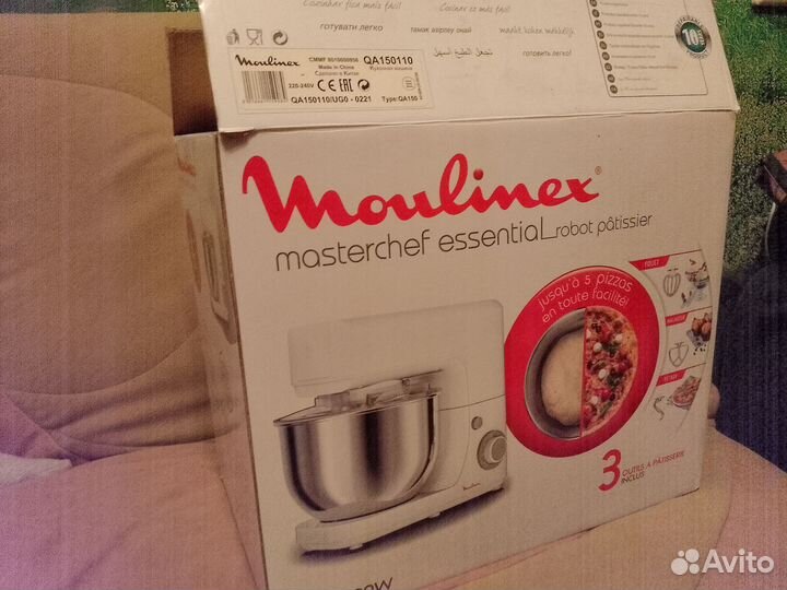 Moulinex тестомес планетарный