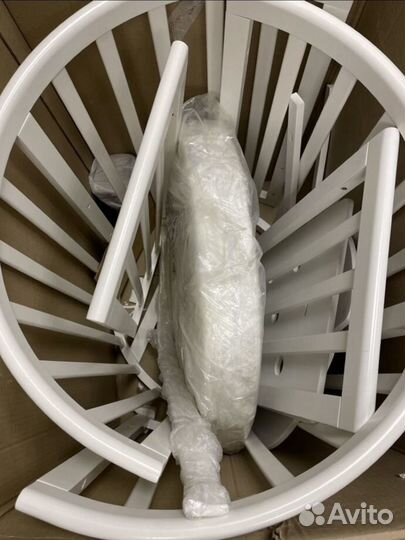 Кроватка детская 4 в 1 (2 матраса)