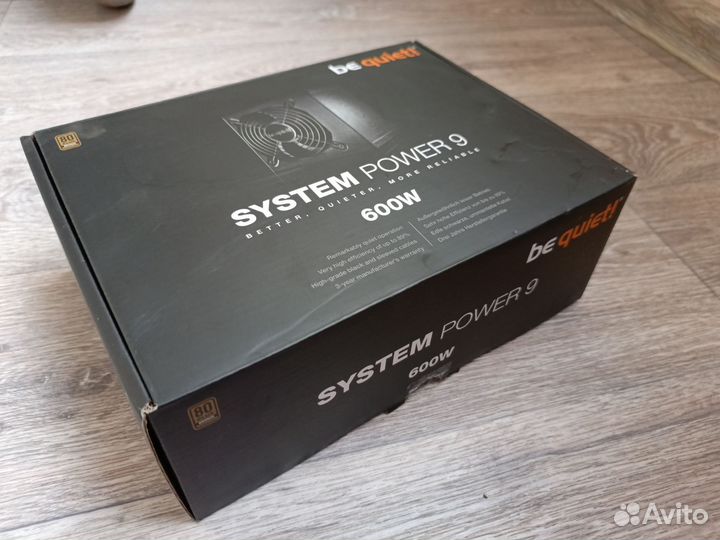 Блок питания be quiet system power 9 600W