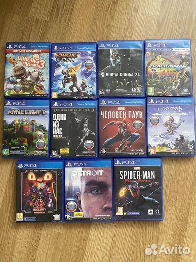 Игровые диски на ps4