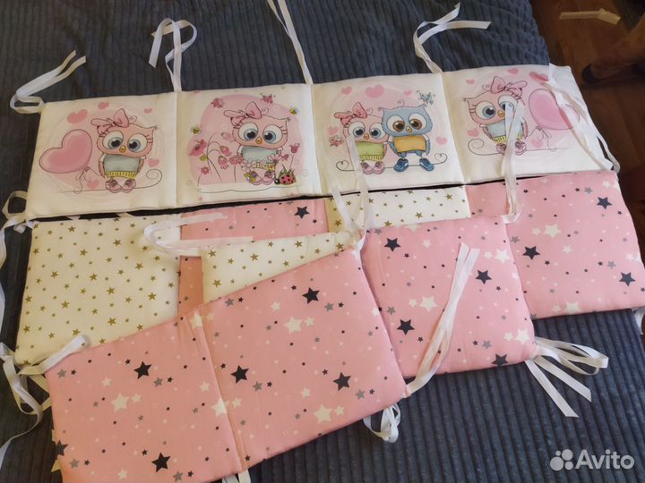 Бортики в кроватку