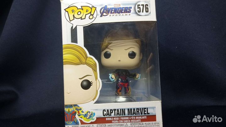 Funko Pop Капитан Марвел с короткими волосами
