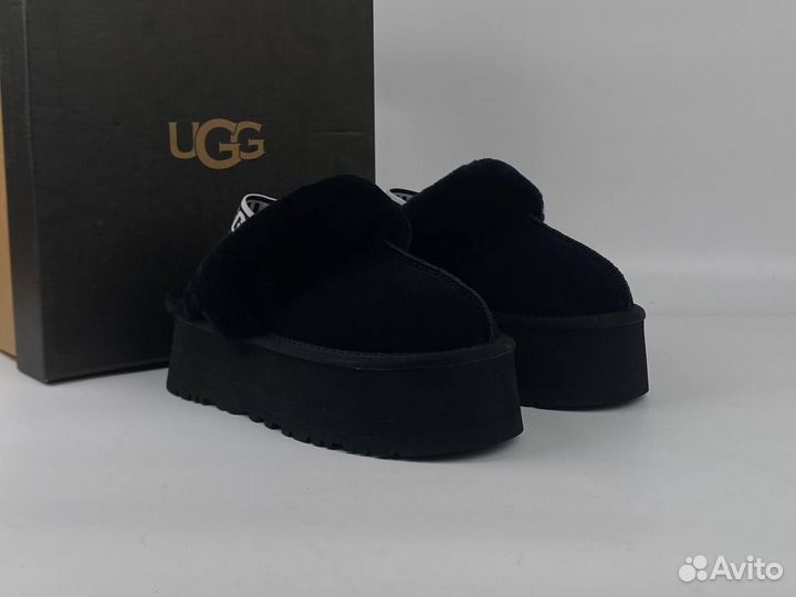 Ugg Funkette Suede Platform Black