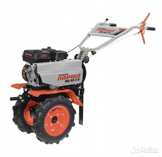 Мотоблок Парма мб-03-7,0 с фрезами