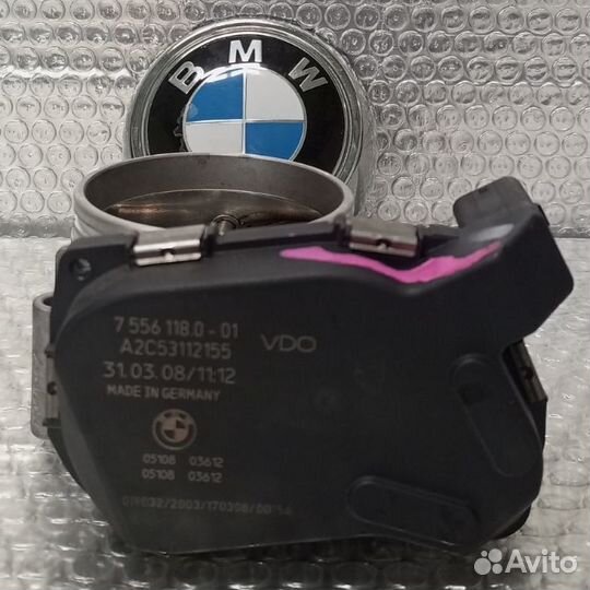 Дроссельная заслонка BMW N52 (7556118001)
