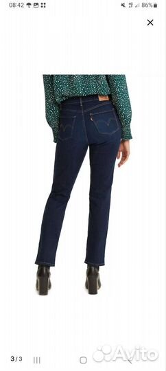 Джинсы levis 712 slim