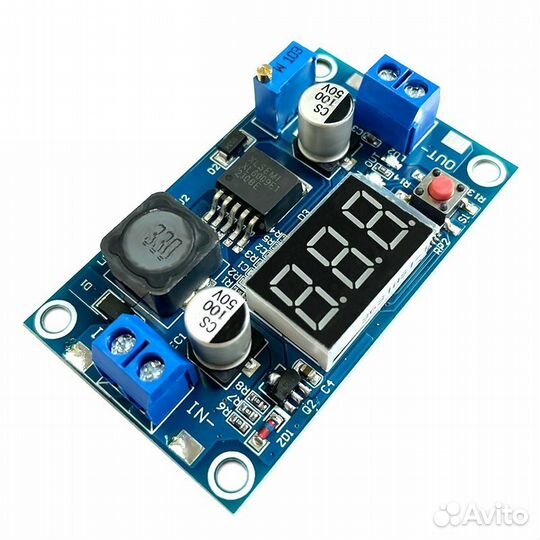 DC-DC повышающий преобразователь XL6009 с цифровы