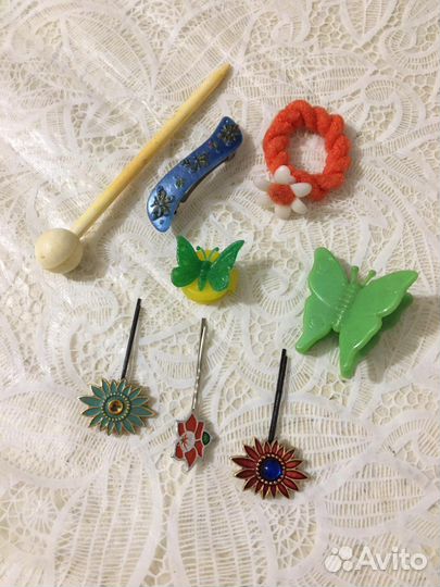 Товары ссср.Заколки,резинки,ободки,бантики,бляшки